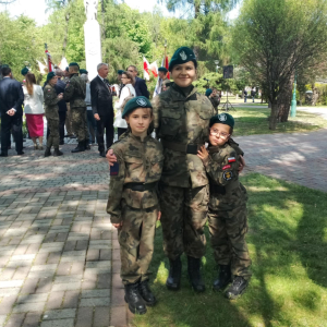 Orlęta na gminnych obchodach Święta Konstytucji 3 Maja