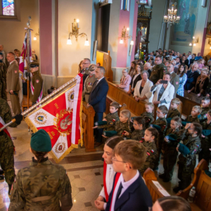 Orlęta na gminnych obchodach Święta Konstytucji 3 Maja