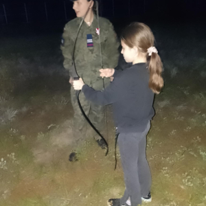 Orlęta na poligonie w Turzy