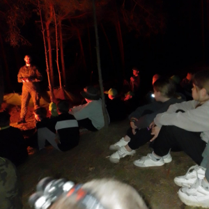 Orlęta na poligonie w Turzy