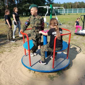 Orlęta na poligonie w Turzy