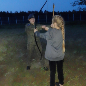 Orlęta na poligonie w Turzy
