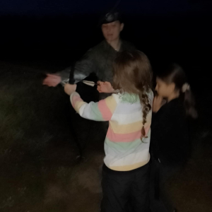 Orlęta na poligonie w Turzy