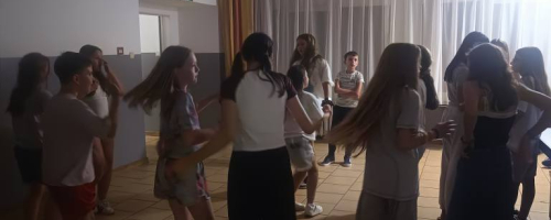 Zielona szkoła - dzień sportu i wizyta w kopalni węgla cz.1