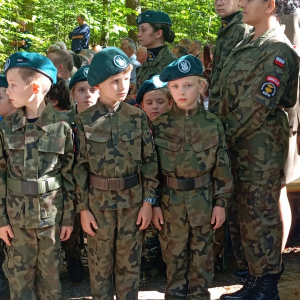 Nienadowskie Orlęta podczas uroczystości w Turzy