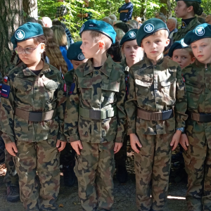 Nienadowskie Orlęta podczas uroczystości w Turzy