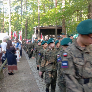 Nienadowskie Orlęta podczas uroczystości w Turzy