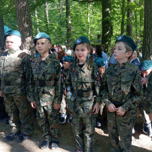 Nienadowskie Orlęta podczas uroczystości w Turzy