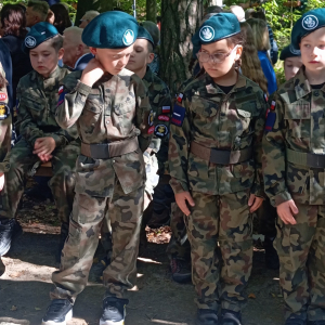 Nienadowskie Orlęta podczas uroczystości w Turzy