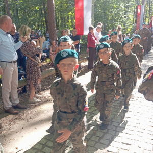 Nienadowskie Orlęta podczas uroczystości w Turzy