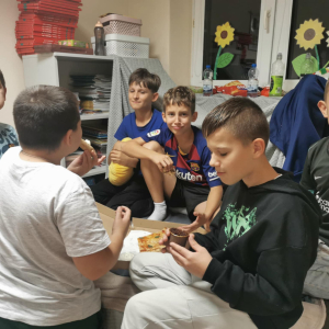 Wieczór gier planszowych w klasie 5