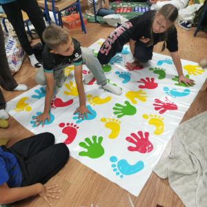 Wieczór gier planszowych w klasie 5