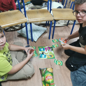 Wieczór gier planszowych w klasie 5