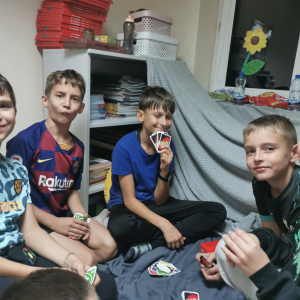 Wieczór gier planszowych w klasie 5