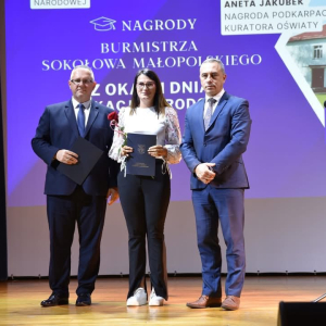 Nagrody Burmistrza Gminy i Miasta Sokołów Małopolski dla Nauczycieli