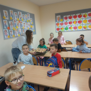 Międzynarodowy Dzień Zdrowego Śniadania przygotowany przez Samorząd Uczniowski wraz z Opiekunami