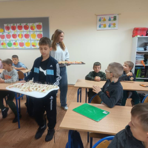 Międzynarodowy Dzień Zdrowego Śniadania przygotowany przez Samorząd Uczniowski wraz z Opiekunami