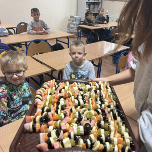 Międzynarodowy Dzień Zdrowego Śniadania przygotowany przez Samorząd Uczniowski wraz z Opiekunami