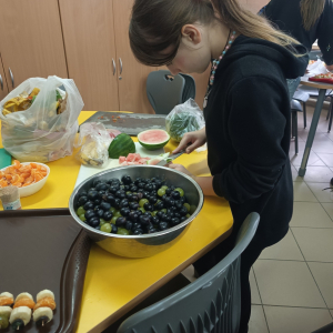 Międzynarodowy Dzień Zdrowego Śniadania przygotowany przez Samorząd Uczniowski wraz z Opiekunami