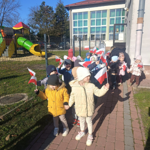 Święto Niepodległości w grupie 3-4 latków