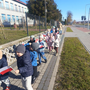 Święto Niepodległości w grupie 3-4 latków