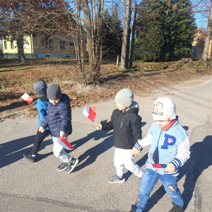 Święto Niepodległości w grupie 3-4 latków