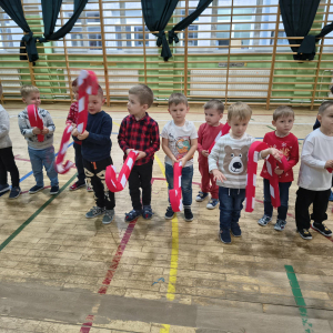 Świętym Mikołaj w grupie 3–4-latków