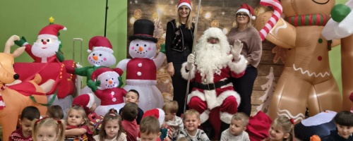 Świętym Mikołaj w grupie 3–4-latków