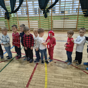 Świętym Mikołaj w grupie 3–4-latków