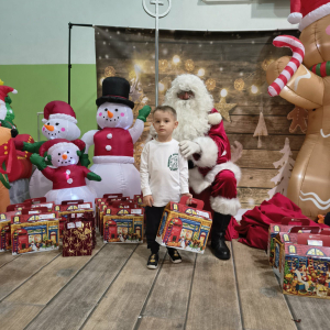 Świętym Mikołaj w grupie 3–4-latków