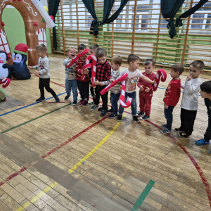 Świętym Mikołaj w grupie 3–4-latków