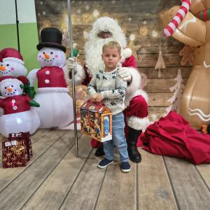 Świętym Mikołaj w grupie 3–4-latków