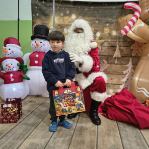 Świętym Mikołaj w grupie 3–4-latków