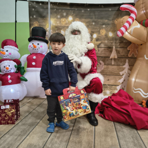 Świętym Mikołaj w grupie 3–4-latków