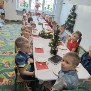 Spotkanie Wigilijne w grupie 5-latków