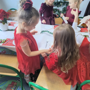 Spotkanie Wigilijne w grupie 5-latków