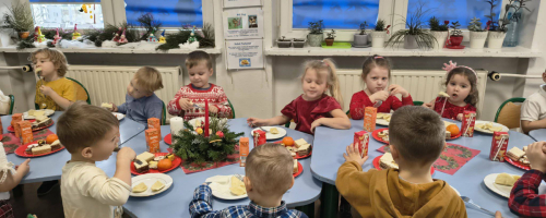 Wigilia w grupie 3-4 latków