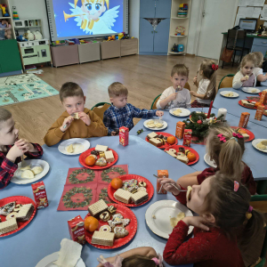 Wigilia w grupie 3-4 latków