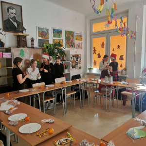 Wspólne kolędowanie w klasie 5!