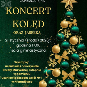 Relacja Szkoły Muzycznej I st w Kamieniu z koncertu kolęd