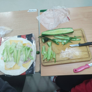 Zdrowe śniadanie uczniów klasy 4