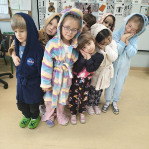 Dzień piżamy w zerówce.