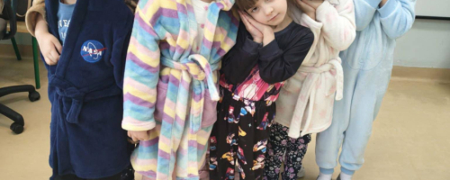 Dzień piżamy w zerówce.