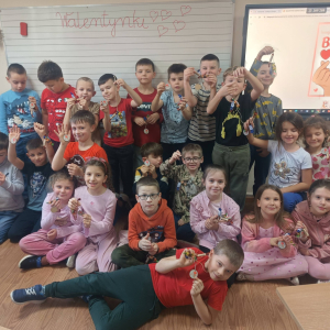 Walentynki w klasach 1-3