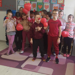 Walentynki w klasach 1-3