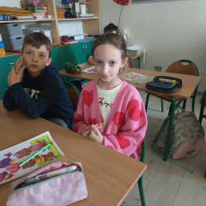 Walentynki w klasach 1-3