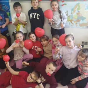 Walentynki w klasach 1-3