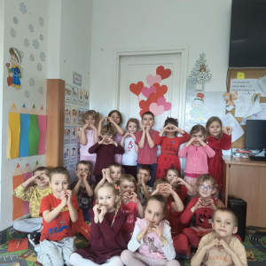 Walentynki w grupie 5-latków