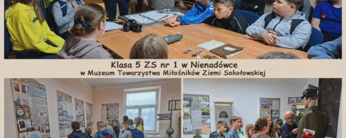 Wizyta uczniów klasy 5 w muzeum
