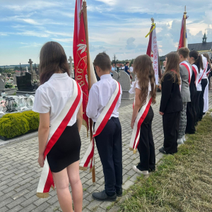 Uroczystość patriotyczna na cmentarzu w Nienadówce